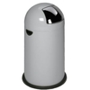 VAR Abfallsammler,  ohne Fußpedal,  22 Liter 43061,  silber