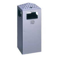 VAR Abfallsammler/Ascher H 92 3512,  Korpus anthrazit/Tür silber