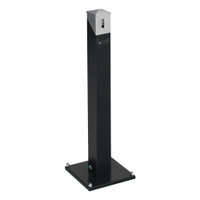 VAR Ascher-Standsäule SG 105 eckig 3916,  Korpus: enzianblau,  Kopfteil: silber