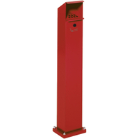 VAR Ascher-Standsäule SG 124 3944,  Farbe: rot