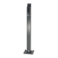 VAR HDS 105 Standsäule 2092,  Farbe: antik-silber,  pulverbeschichtet