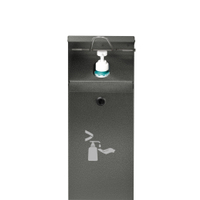 VAR HDS 124 Handdesinfektionsspender 2062,  Farbe: antik-Silber,  pulverbeschichtet