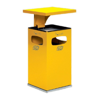 VAR Kombiascher B 32 12171,  Farbe: gelb