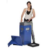 VAR Kombiascher B 42 12261,  Farbe: enzianblau