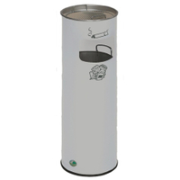 VAR Kombiascher H 66 K 3040,  Farbe: weiß