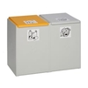 VAR Kunststoffcontainer 60 Liter 3811,  2-fach,  ohne Deckel