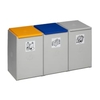 VAR Kunststoffcontainer 60 Liter 3812,  3-fach,  ohne Deckel