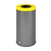 VAR Mülltrennsystem WSG 70,  Behälter eisenglimmer,  70 Liter 3925,  Farbe: Deckel gelb (1023) beschichtet,  Piktogramm Wertstoffe