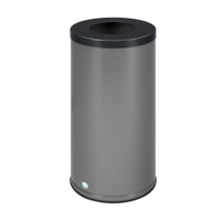VAR Mülltrennsystem WSG 70,  Behälter eisenglimmer,  70 Liter 3926,  Farbe: Deckel anthrazit (7021) beschichtet,  Piktogramm Restmüll