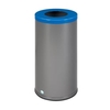 VAR Mülltrennsystem WSG 70,  Behälter eisenglimmer,  70 Liter 3927,  Farbe: Deckel blau (5010) beschichtet,  Piktogramm Papier