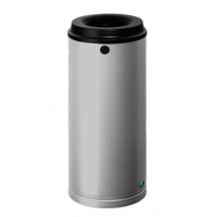 VAR Papierkorb,  15 Liter 3192,  Farbe: silber