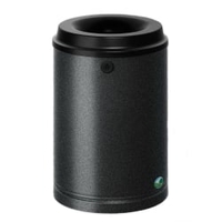 VAR Papierkorb,  15 Liter 3193,  Farbe: antik-silber