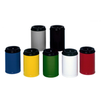 VAR Papierkorb 80 Liter feuersicher 3173,  Farbe: grau