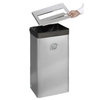 VAR Papierkorb B 31 Edelstahl,  40 Liter 28540,  Edelstahl
