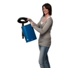 VAR Papierkorb mit Wandhalterung/Schloss,  24 Liter 3198,  Farbe: antik-silber
