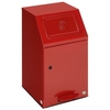 VAR Putzwollkasten PWK 45 mit Pedal 21155,  Farbe: rot