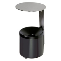 VAR Wandascher WH 16 mit Dach 32221,  Farbe: schwarz