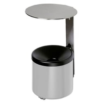 VAR Wandascher WH 16 mit Dach 32251,  Farbe: silber