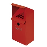 VAR Wandascher WH 41 mit Standfuß 12088,  Farbe: rot