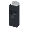 VAR Wandascher WH 51 mit Hinweisschild 14941,  Farbe: anthrazit