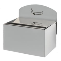 VAR Wandascher WH 9 mit Hinweisschild 14761,  Farbe: silber