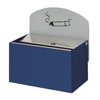 VAR Wandascher WH 9 mit Hinweisschild 14781,  Farbe: enzianblau