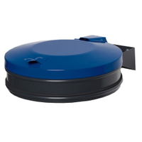 VAR Wandhalterung mit Metalldeckel 1941,  Farbe: enzianblau