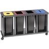 VAR Wertstoff-Sammelstation "Tetris",  4 KS-Behälter á 58 Liter 2043,  Maße: 670 x 1570 x 520 mm (H x B x T)
