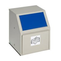 VAR Wertstoffsammelgerät Typ WSG 23 L 11922,  Deckelfarbe: enzianblau