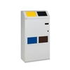 VAR Wertstoffsammelstation WSS 115,  4 Fächer 21178,  Farbe: Lichtgrau