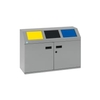 VAR Wertstoffsammelstation WSS 50 E 21219,  Farbe: Silber