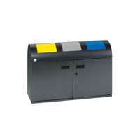 VAR Wertstoffsammelstation WSS 50 R 21207,  Farbe: Antiksilber