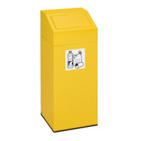 VAR Wertstoffsammler 45 L 1234,  Farbe: gelb