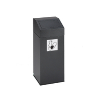 VAR Wertstoffsammler 45 L 12384,  Farbe: antik-silber,  struktur