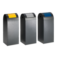 VAR Wertstoffsammler WSG 55R 21002,  Einwurfklappe: silber