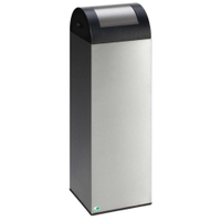 VAR Wertstoffsammler WSG 85R,  89 Liter 21062,  Einwurfklappe: Edelstahl