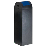 VAR Wertstoffsammler WSG 85R,  89 Liter 21092,  Einwurfklappe: silber