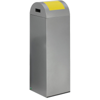 VAR Wertstoffsammler WSG 85R,  89 Liter 21100,  Einwurfklappe: gelb