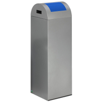VAR Wertstoffsammler WSG 85R,  89 Liter 21101,  Einwurfklappe: blau