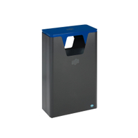 VAR WSG 82 Wertstoffsammelgerät,  Pulverbeschichtung,  60 Liter 02162,  Aufsatz: blau,  Papier