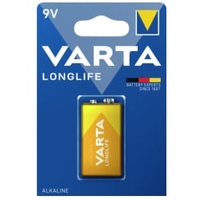 VARTA LONGLIFE Batterie 9V,  Alkali,  6LP3146 4008496525423 ,  1 Packung = 1 Stück,  580 mAh