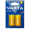 VARTA LONGLIFE Batterie Baby C,  Alkali,  LR14 4008496525263,  1 Packung = 2 Stück,  7600 mAh