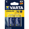 VARTA LONGLIFE C Batterie,  Alkali Va4114-42,  1 Packung = 2 Stück,  Babyzelle