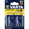 VARTA LONGLIFE D Batterie,  Alkali Va4120-42,  1 Packung = 2 Stück,  Mono