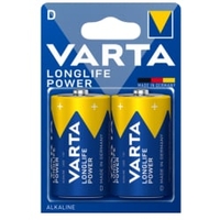VARTA LONGLIFE POWER Batterie Mono D,  Alkali,  LR20 4008496559237,  1 Packung = 2 Stück,  16500 mAh