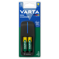 VARTA Mini Charger Akkuladegerät Batterie AAA Micro,  AA Mignon 4008496850631 ,  1 Stück,  2100 mAh