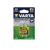 VARTA RECHARGE ACCU POWER vorgeladener Akku Mignon AA,  NiMH,  HR6 4008496550692,  1 Packung = 2 Stück,  2100 mAh
