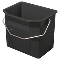 VERMOP Eimer mit Metallbügel,  8 Liter 1872806,  Farbe: anthrazit