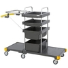 VERMOP Equipe Base 5 Reinigungswagen 1662310,  Maße: B 121 x T 57 x H 108 cm
