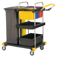 VERMOP Equipe Office Reinigungswagen 16631,  Maße: 113 x 57 x 108 cm